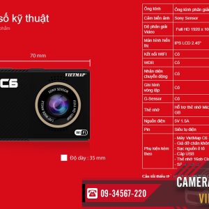 camera hanh trinh Vietpmap C6.13