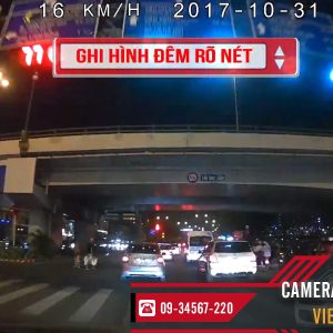 camera hanh trinh vietmap a50 ghi hinh buoi toi