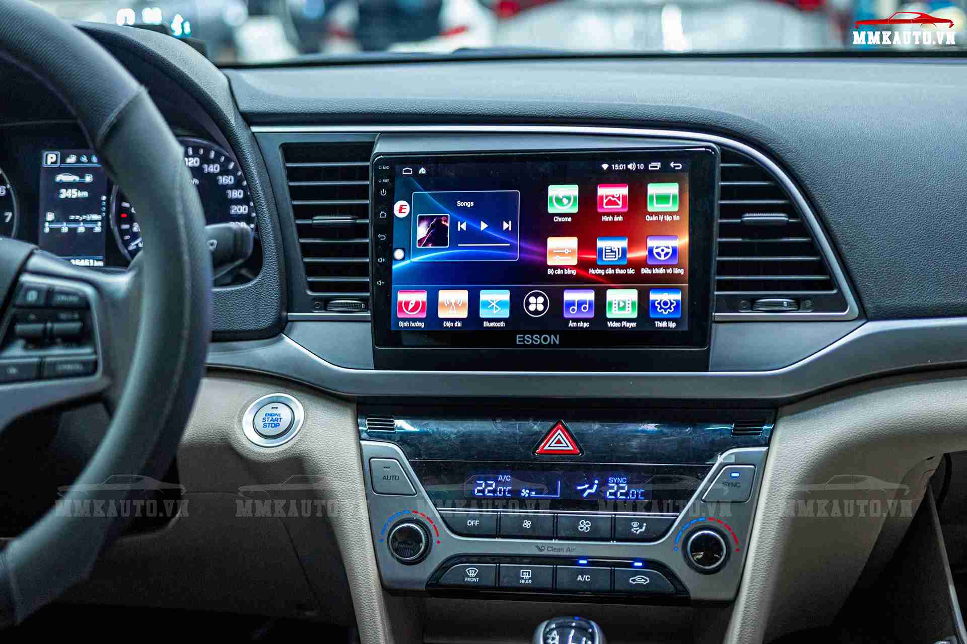 Thay thế màn hình Hyundai Elantra nguyên bản thành màn hình DVD Android 4G xịn xò