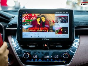 Màn hình DVD Android Toyota Corolla Cross giúp kết nối giải trí đa phương tiện, nghe nhạc, lướt web, đọc báo được tích hợp ở màn hình dvd android ô tô