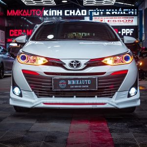 Lắp Body kit vios 2020 - Chính hãng Thái Lan Ốp cản trước theo bộ body kit Vios 2020