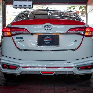 Lắp Body kit vios 2020 - Chính hãng Thái Lan Ốp cản sau của body kit Vios 2020