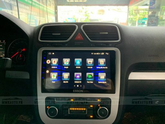 Lắp đặt màn hình android Volkswagen Scirocco