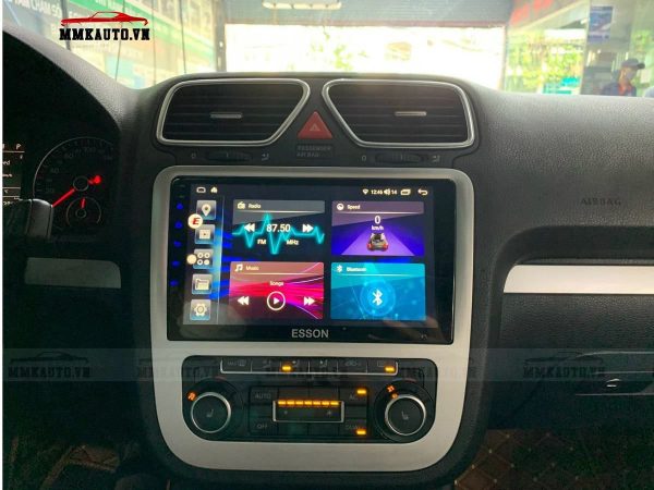 Giao diện chính màn hình Android Volkswagen Scirocco