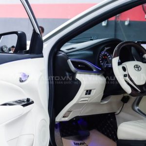 Các vị trí đổi màu nội thất Toyota Vios trắng maybach