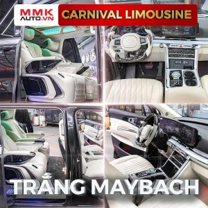 Kia Carnival Limousine - Trắng MayBach
