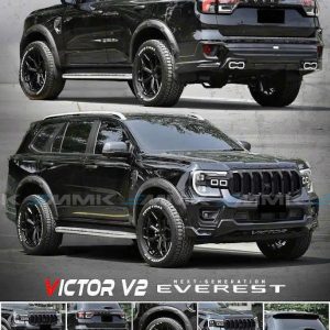 Độ xe Ford Everest: Chi tiết phụ kiện về Nội Ngoại Thất Ford Everest do Bodykit Victor mang den dien mao the thao voi phien ban den