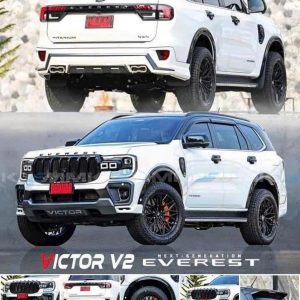 Độ xe Ford Everest: Chi tiết phụ kiện về Nội Ngoại Thất Ford Everest do Bodykit Victor mang den dien mao the thao voi phien ban trang