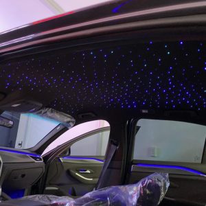 Độ xe Ford Everest: Chi tiết phụ kiện về Nội Ngoại Thất Ford Everest nang cap tran Alcantara ket hop tran sao tao khong gian noi that nghe thuat ve dem