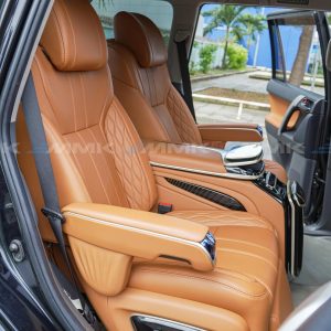 Toyota Land Cruiser Prado độ ghế Hongyi Throne chuẩn thương gia nang cap noi that toyota land cruiser prado voi hongyi throne toi uu su thoai mai tren hanh trinh dai